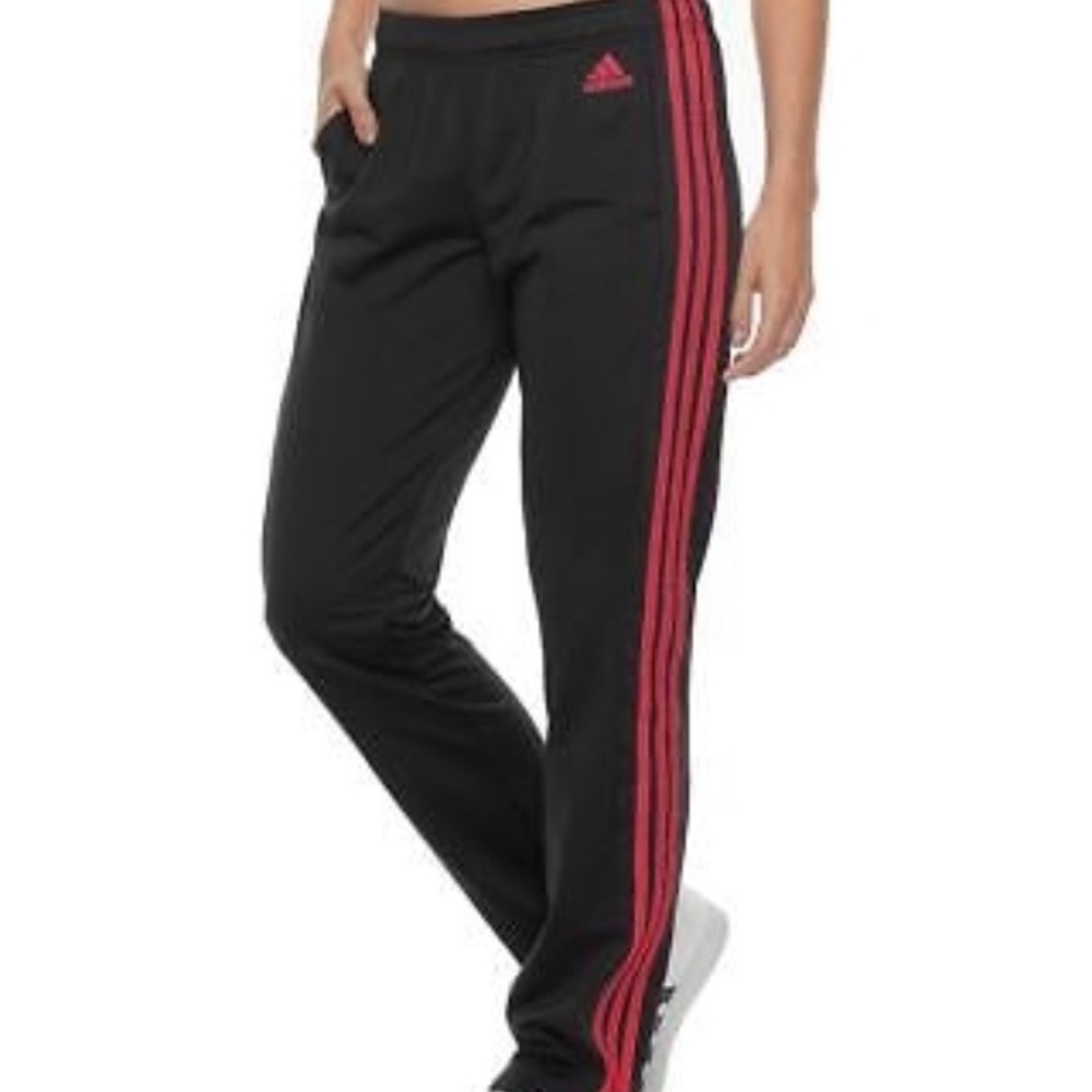 Women’s Adidas pants with red stripes
